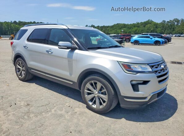 1FM5K7F81JGA99115 2018 FORD EXPLORER Silver წინა მარჯვენა