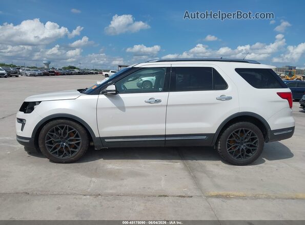 1FM5K7F81JGC63611 2018 FORD EXPLORER White 