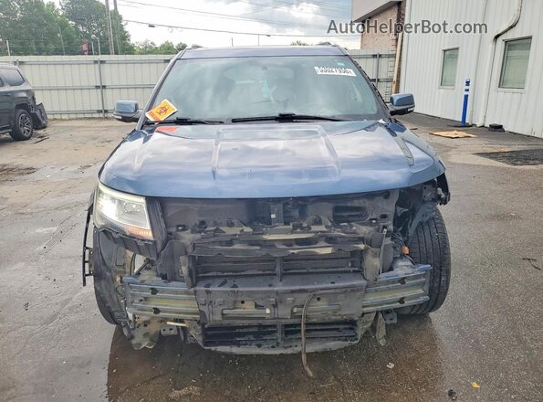 1FM5K7F81KGA16168 2019 FORD EXPLORER Blue Vista frontal