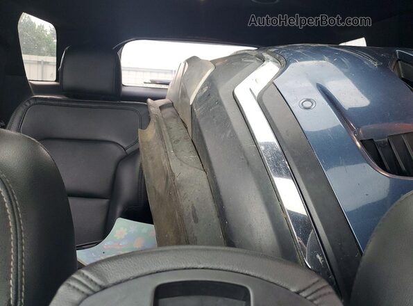 1FM5K7F81KGA16168 2019 FORD EXPLORER Blue Vista de los asientos traseros