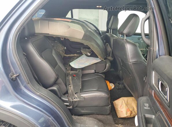 1FM5K7F81KGA16168 2019 FORD EXPLORER Blue Vista interior trasera