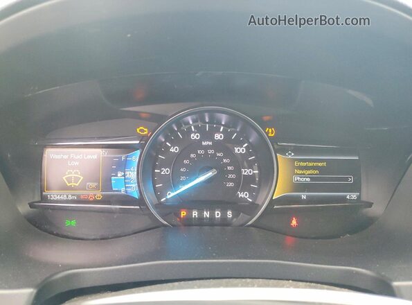 1FM5K7F81KGA16168 2019 FORD EXPLORER Blue Vista del cuadro de instrumentos