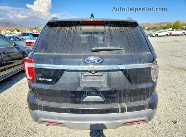 1FM5K7F82GGC24759 2016 FORD EXPLORER Черный Вид сзади