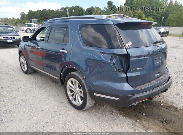1FM5K7F82KGA03459 2019 FORD EXPLORER Dark Blue Հետևի ձախ