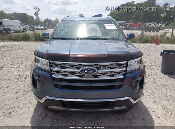 1FM5K7F82KGA03459 2019 FORD EXPLORER Dark Blue Սարքավորումների վահանակի տեսք