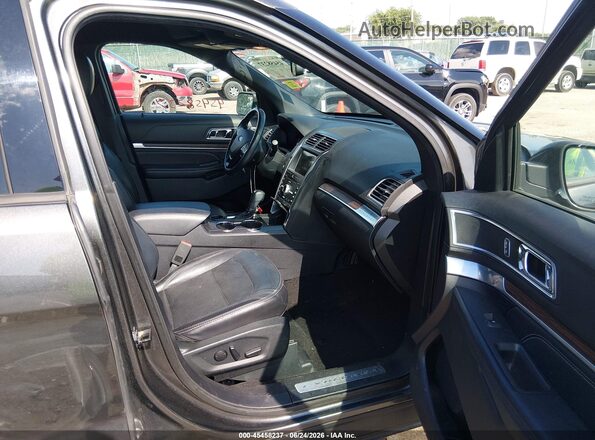 1FM5K7F82KGB48520 2019 FORD EXPLORER Gray Widok wnętrza z przodu