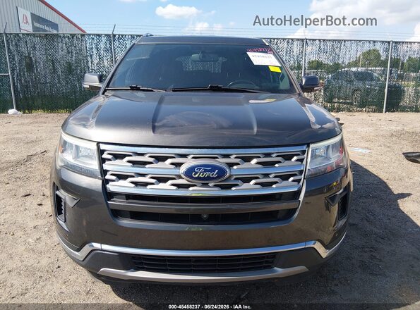 1FM5K7F82KGB48520 2019 FORD EXPLORER Gray Widok wnętrza z tyłu