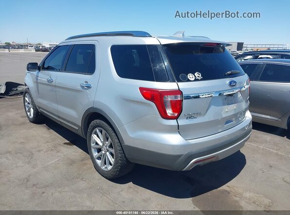 1FM5K7F83GGA27518 2016 FORD EXPLORER Silver უკანა მარცხენა