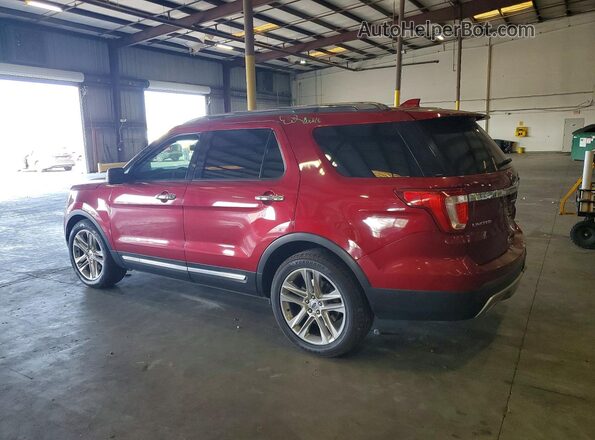 1FM5K7F83GGC01264 2016 FORD EXPLORER Red 