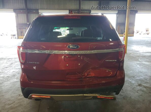 1FM5K7F83GGC01264 2016 FORD EXPLORER Red 