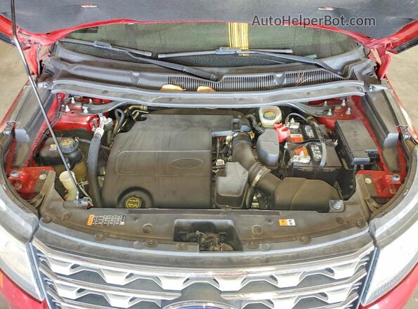 1FM5K7F83GGC01264 2016 FORD EXPLORER Red 
