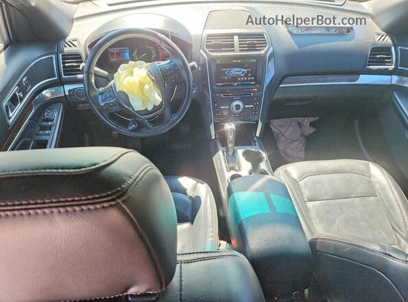 1FM5K7F83GGC49430 2016 FORD EXPLORER Серебряный Вид панели приборов