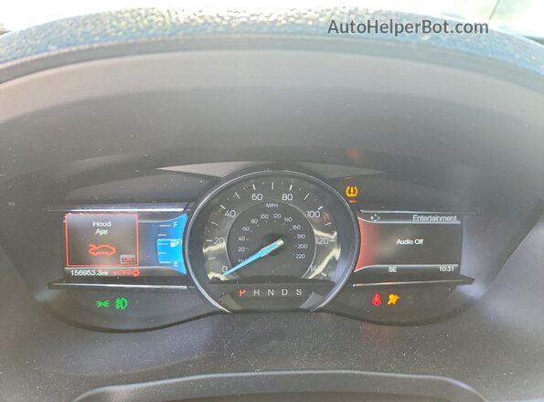 1FM5K7F83GGC49430 2016 FORD EXPLORER Серебряный Вид щитка приборов