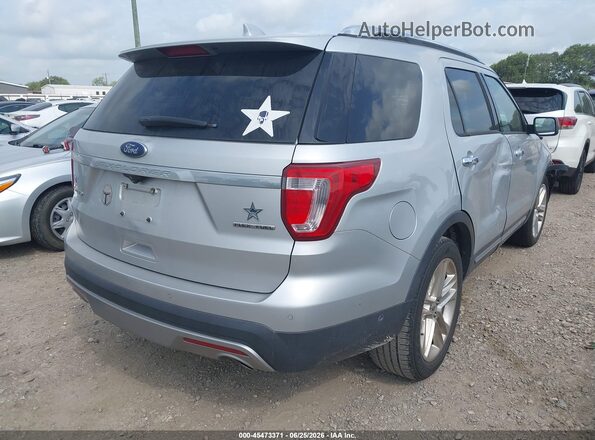 1FM5K7F83GGD27169 2016 FORD EXPLORER Silver Trasero derecho