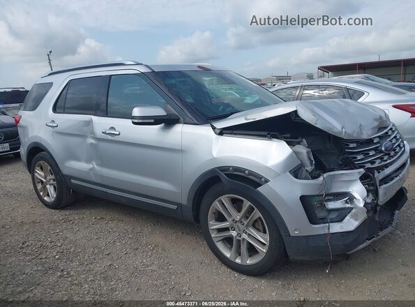 1FM5K7F83GGD27169 2016 FORD EXPLORER Silver Vista interior trasera