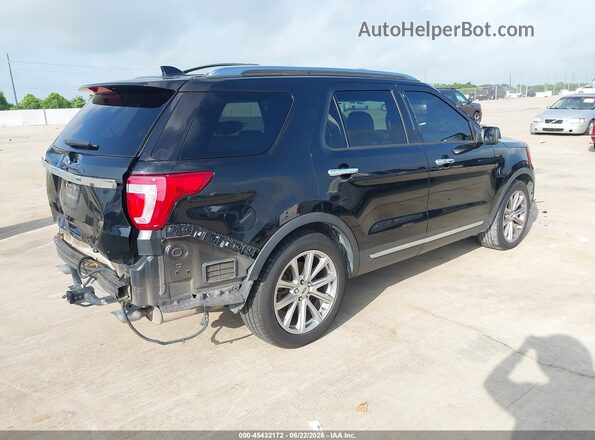 1FM5K7F83HGC33553 2017 FORD EXPLORER Black Tył prawy