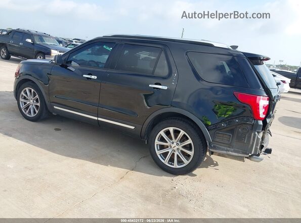 1FM5K7F83HGC33553 2017 FORD EXPLORER Black Tył lewy