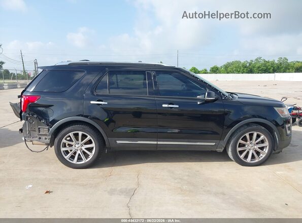 1FM5K7F83HGC33553 2017 FORD EXPLORER Black Widok wnętrza z tyłu