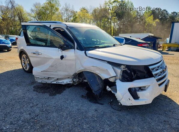 1FM5K7F83KGA88439 2019 FORD EXPLORER White წინა მარჯვენა