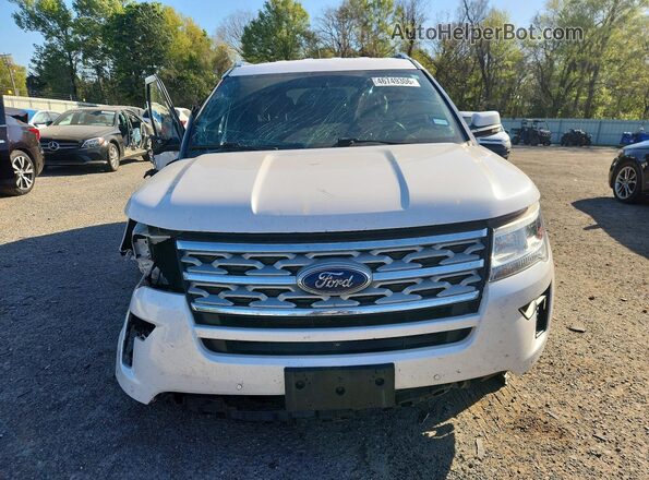 1FM5K7F83KGA88439 2019 FORD EXPLORER White წინა ხედი