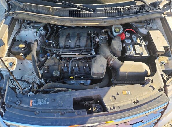 1FM5K7F83KGA88439 2019 FORD EXPLORER White ძრავის განყოფილების ხედი