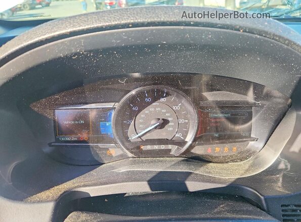1FM5K7F83KGA88439 2019 FORD EXPLORER White ხელსაწყოთა პანელის ხედი