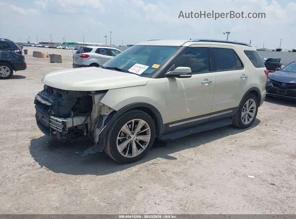 1FM5K7F84JGC84534 2018 FORD EXPLORER Beige Front left