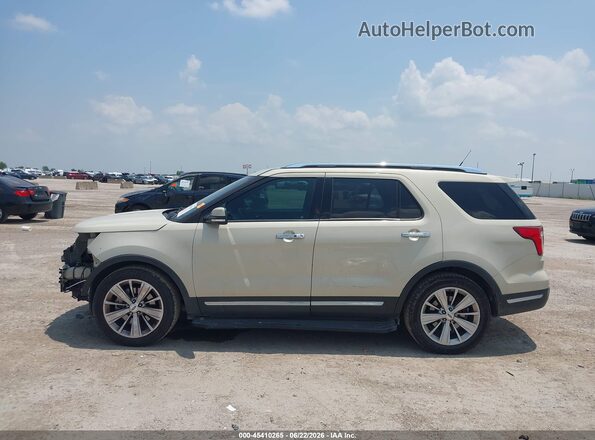 1FM5K7F84JGC84534 2018 FORD EXPLORER Beige 