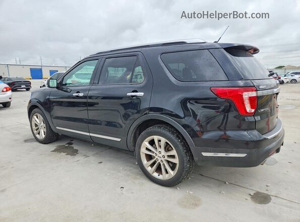 1FM5K7F84KGA88210 2019 FORD EXPLORER Black Rear left