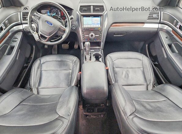 1FM5K7F84KGA88210 2019 FORD EXPLORER Black Dashboard view