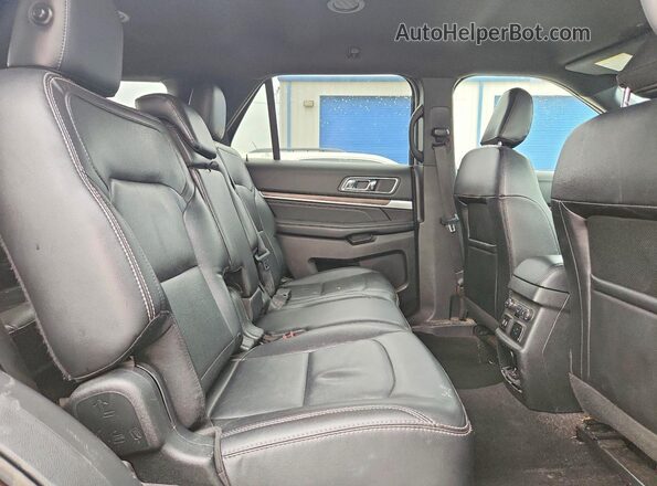 1FM5K7F84KGA88210 2019 FORD EXPLORER Black Rear interior view