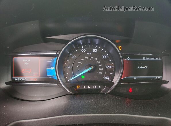1FM5K7F84KGA88210 2019 FORD EXPLORER Black Instrument cluster view