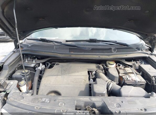 1FM5K7F85GGC86088 2016 FORD EXPLORER Gray Vista trasera