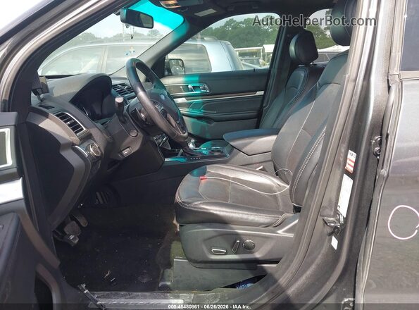1FM5K7F85GGC86088 2016 FORD EXPLORER Gray Vista interior de 360 grados