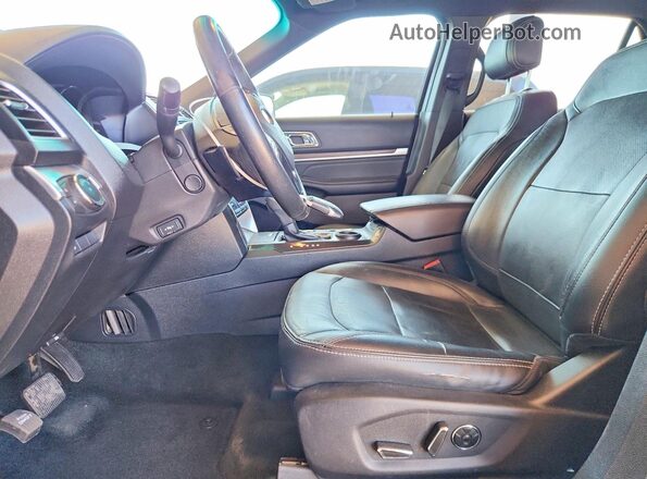 1FM5K7F85GGD03181 2016 FORD EXPLORER Gray Front interior view