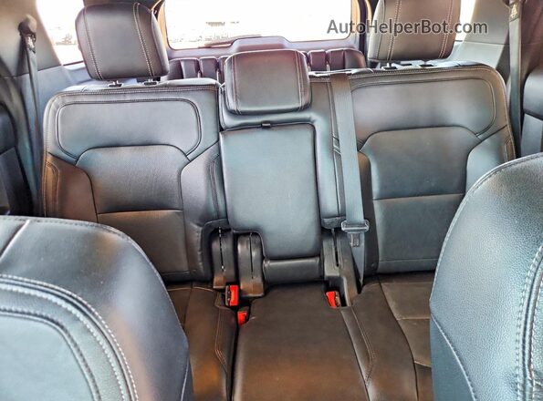 1FM5K7F85GGD03181 2016 FORD EXPLORER Gray Rear seats view