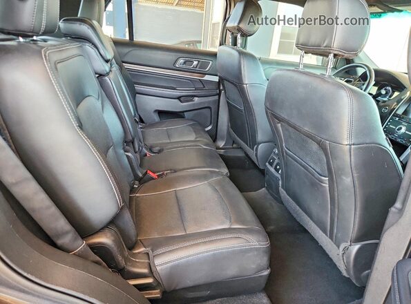 1FM5K7F85GGD03181 2016 FORD EXPLORER Gray Rear interior view
