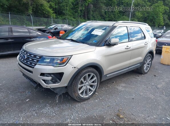1FM5K7F86HGD16068 2017 FORD EXPLORER Gold Front left