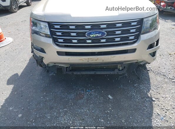 1FM5K7F86HGD16068 2017 FORD EXPLORER Gold Front view