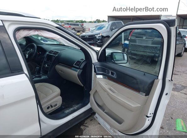 1FM5K7F86JGA19095 2018 FORD EXPLORER White Vista interior delantera