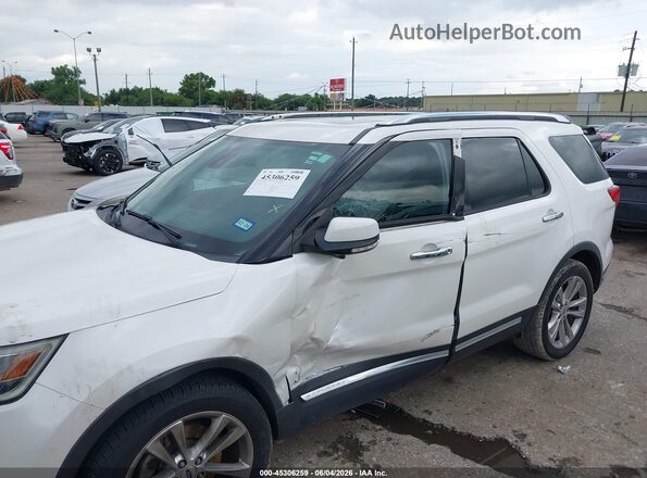 1FM5K7F86JGA19095 2018 FORD EXPLORER White Vista frontal