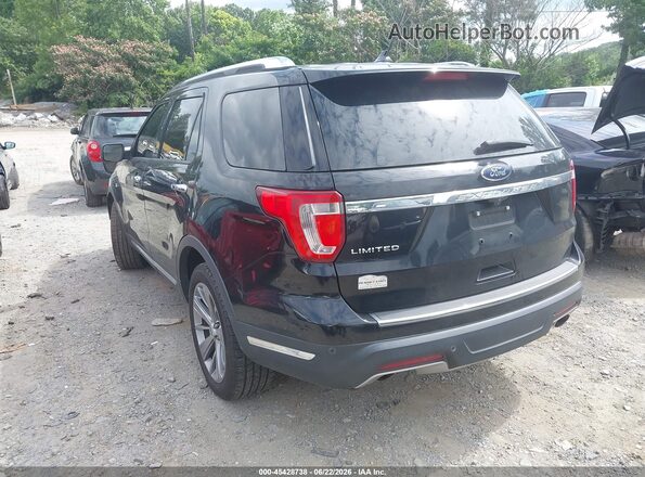1FM5K7F86JGA70273 2018 FORD EXPLORER Black უკანა მარცხენა