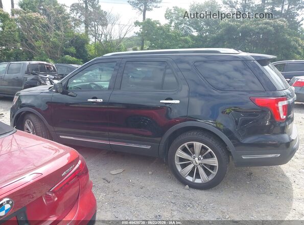 1FM5K7F86JGA70273 2018 FORD EXPLORER Black სალონის 360-გრადუსიანი ხედი