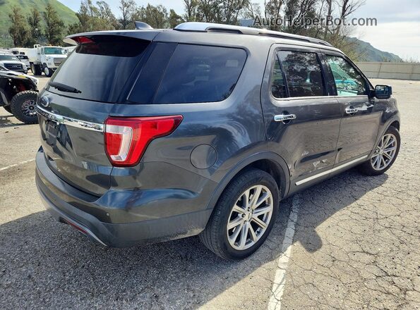 1FM5K7F87GGA45519 2016 FORD EXPLORER Gray 