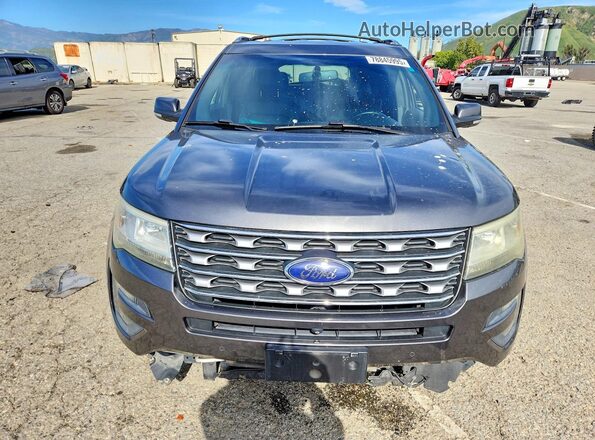 1FM5K7F87GGA45519 2016 FORD EXPLORER Gray 