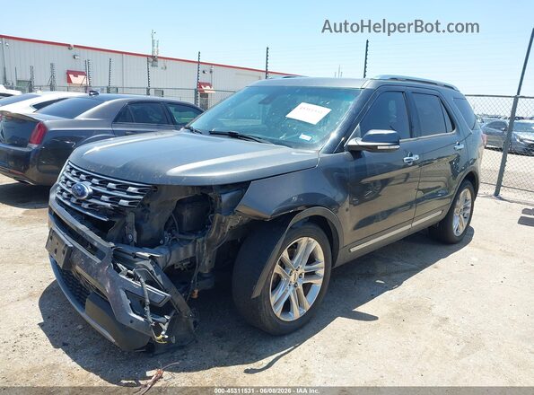 1FM5K7F87GGA84692 2016 FORD EXPLORER Gray Przód lewy