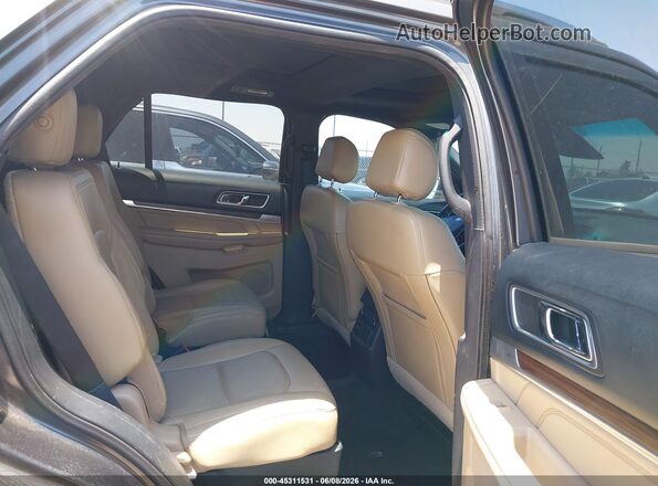 1FM5K7F87GGA84692 2016 FORD EXPLORER Gray Widok naklejki z numerem VIN