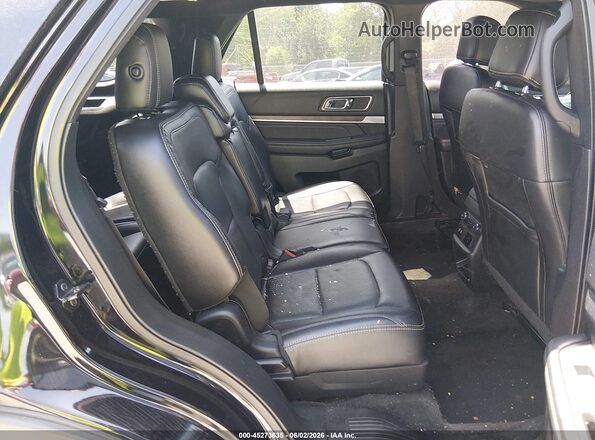 1FM5K7F87HGC06422 2017 FORD EXPLORER Black Widok naklejki z numerem VIN