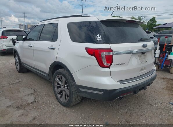 1FM5K7F87KGA32715 2019 FORD EXPLORER Белый Задняя левая четверть
