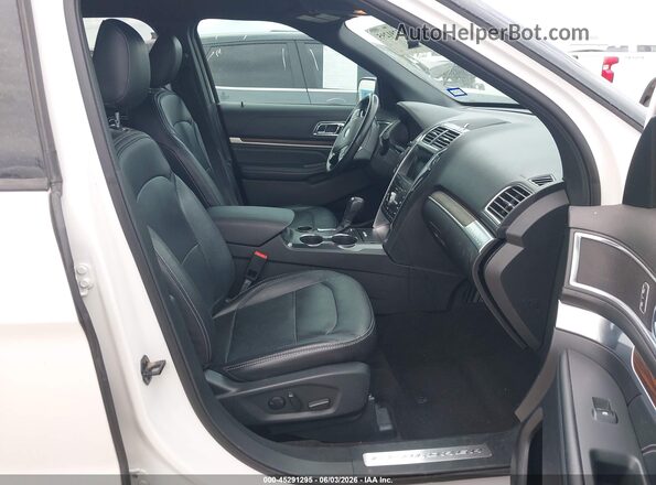 1FM5K7F87KGA32715 2019 FORD EXPLORER Белый Вид салона спереди